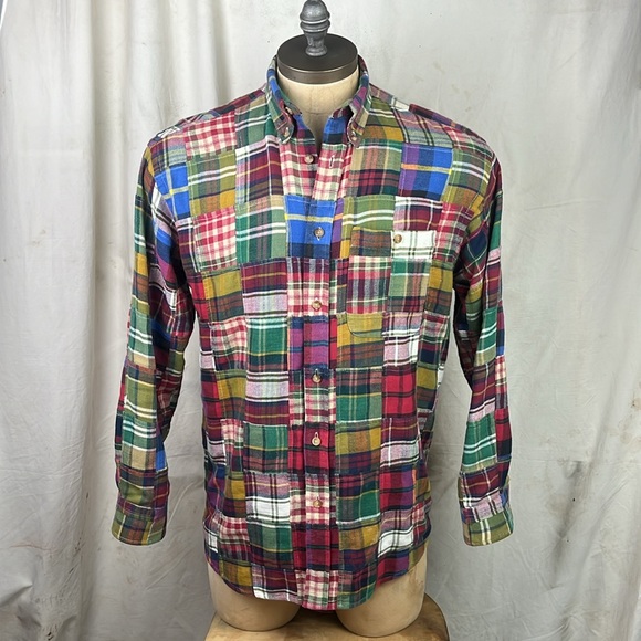 Orvis Patchwork Button Down Shirt - Picture 3 of 7
